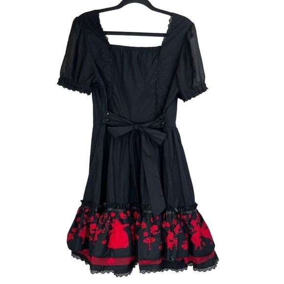 Disney Alice In Wonderland Queen Of Hearts Dress Size L New without tag - Picture 5 of 14